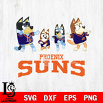 Phoenix Suns Bluey Dance Mode Squats Svg Eps Dxf Png File, Digital Download, Instant Download