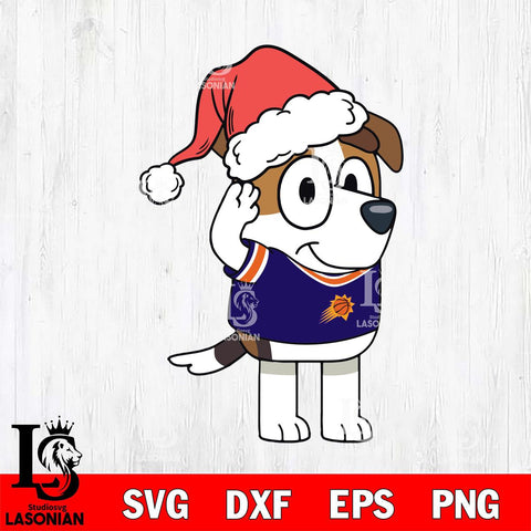 Phoenix Suns Bluey Jack Christmas Svg Eps Dxf Png File, Digital Download, Instant Download