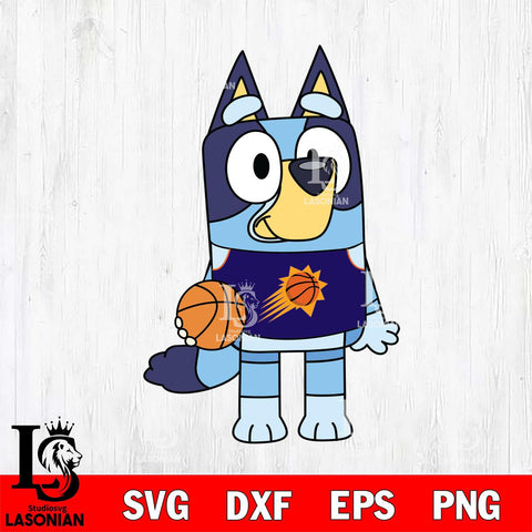 Phoenix Suns Bluey sport 2 Svg Eps Dxf Png File, Digital Download, Instant Download