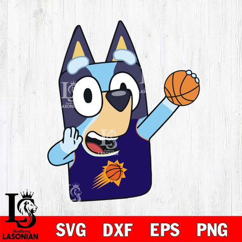 Phoenix Suns Bluey sport Svg Eps Dxf Png File, Digital Download, Instant Download