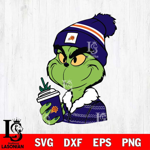 Phoenix Suns Boujee Grinch Svg Eps Dxf Png File, Digital Download, Instant Download