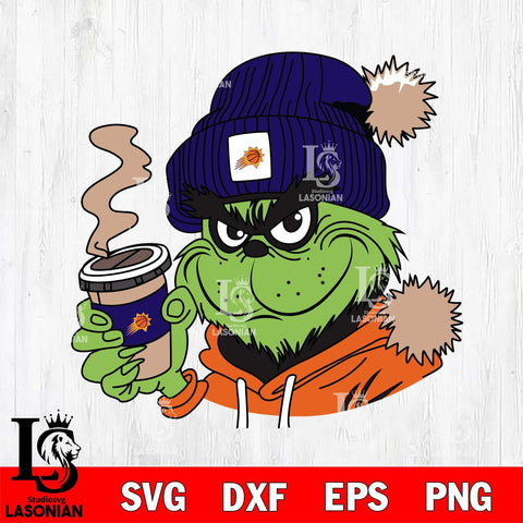 Phoenix Suns Boujee Grinch 4 Svg Eps Dxf Png File, Digital Download, Instant Download