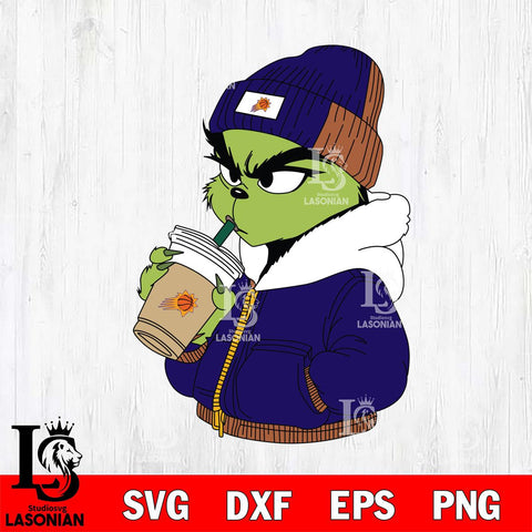 Phoenix Suns Boujee Grinch 6 Svg Eps Dxf Png File, Digital Download, Instant Download