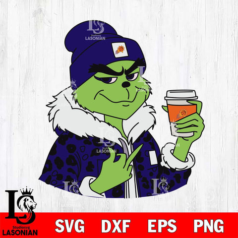 Phoenix Suns Boujee Grinch 7 Svg Eps Dxf Png File, Digital Download, Instant Download