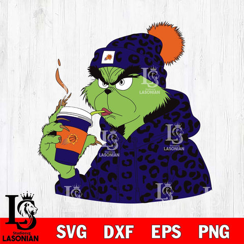 Phoenix Suns Boujee Grinch 8 Svg Eps Dxf Png File, Digital Download, Instant Download