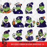 Phoenix Suns Boujee Grinch NBA Bundle 12 SVG Eps Dxf Png File, Digital Download, Instant Download