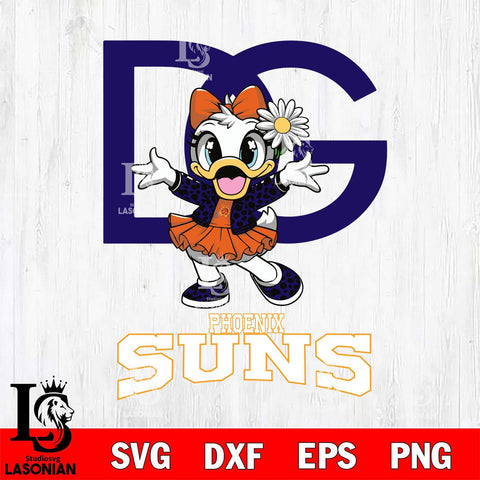 Phoenix Suns Dolce And Gabbana Daisy Duck Disney Svg Eps Dxf Png File, Digital Download, Instant Download