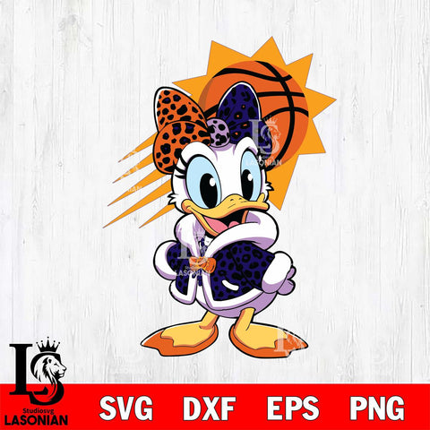 Phoenix Suns Fancy Daisy Duck Disney Svg Eps Dxf Png File, Digital Download, Instant Download