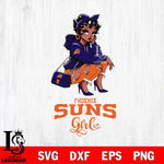 Phoenix Suns Fashion Black Fan Girl Betty Boop