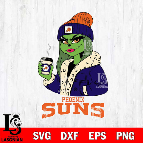 Phoenix Suns Girls Grinch Bougie Svg Eps Dxf Png File, Digital Download, Instant Download