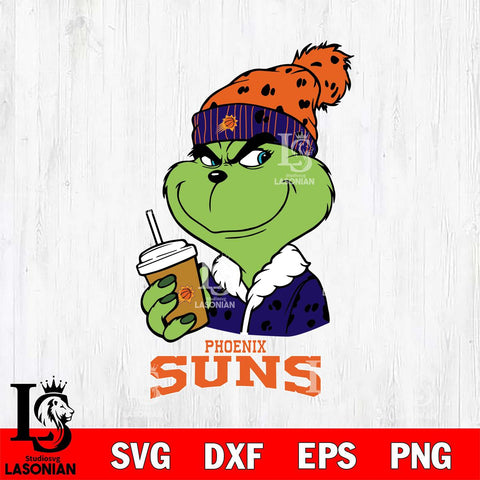 Phoenix Suns Grinch hat Svg Eps Dxf Png File, Digital Download, Instant Download