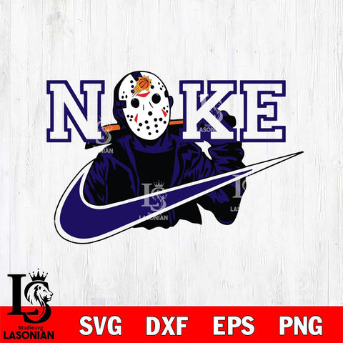 Phoenix Suns Jason Voorhees Nike Svg Eps Dxf Png File, Digital Download, Instant Download