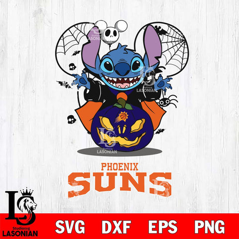 Phoenix Suns Stitch Horror Halloween Svg Eps Dxf Png File, Digital Download, Instant Download