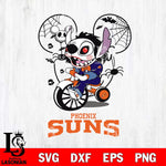 Phoenix Suns Stitch Jigsaws Halloween Svg Eps Dxf Png File, Digital Download, Instant Download