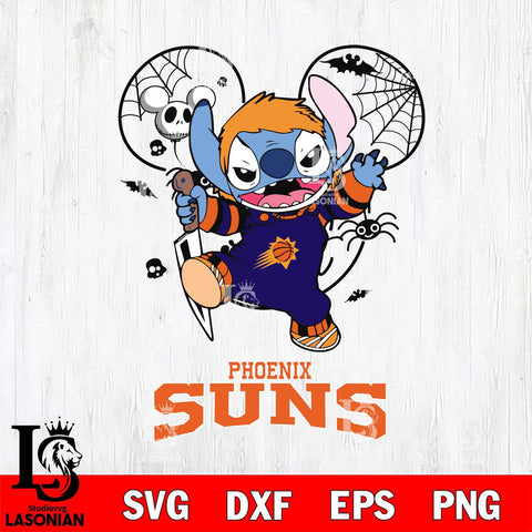 Phoenix Suns Stitch Michael Halloween Svg Eps Dxf Png File, Digital Download, Instant Download