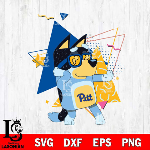 Pittsburgh Panthers Bluey 4 Svg Eps Dxf Png File, Digital Download, Instant Download