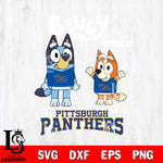 Pittsburgh Panthers Bluey & Bingo 4 Svg Eps Dxf Png File, NCAA svg, Digital Download, Instant Download