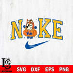 Pittsburgh Panthers Bluey Halloween Nike NCAA Svg Eps Dxf Png File, Digital Download, Instant Download