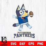 Pittsburgh Panthers Bluey Sport Football Svg Eps Dxf Png File,NCAA Svg Files,Bluey svg ,Digital Download ,Instant Download, Cricut File