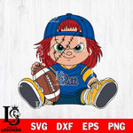 Pittsburgh Panthers Chucky Horror 11 Svg Eps Dxf Png File, NCAA svg, Digital Download, Instant Download