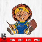 Pittsburgh Panthers Chucky Horror 9 Svg Eps Dxf Png File, NCAA svg, Digital Download, Instant Download