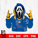 Pittsburgh Panthers Ghostface Scream Football Halloween Svg Eps Dxf Png File, NCAA svg, Digital Download, Instant Download