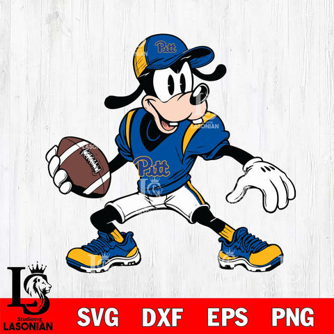 Pittsburgh Panthers Goofy Svg Eps Dxf Png File, NCAA svg, Digital Download, Instant Download