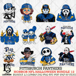 Pittsburgh Panthers Halloween Bundle 12 SVG Svg Eps Dxf Png File, NCAA bundle svg, Digital Download, Instant Download