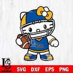 Pittsburgh Panthers Hello Kitty sport 2 Svg Eps Dxf Png File, NCAA svg, Digital Download, Instant Download