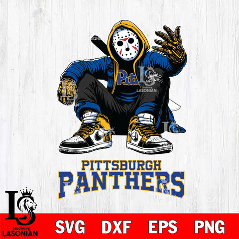 Pittsburgh Panthers Jason Voorhees Halloween SVG Svg Eps Dxf Png File, Digital Download, Instant Download