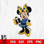 Pittsburgh Panthers Minnie Mouse Svg Eps Dxf Png File, NCAA svg, Digital Download, Instant Download