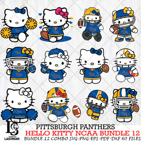 Pittsburgh Panthers NCAA Bundle 12 Svg Eps Dxf Png File, NCAA svg, Digital Download, Instant Download