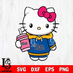 Pittsburgh Panthers Pretty Hello Kitty Svg Eps Dxf Png File, Digital Download, Instant Download