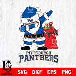 Pittsburgh Panthers Santa Dabbing Christmas Svg dxf eps png pdf file,NCAA svg,Digital Download,Cricut file