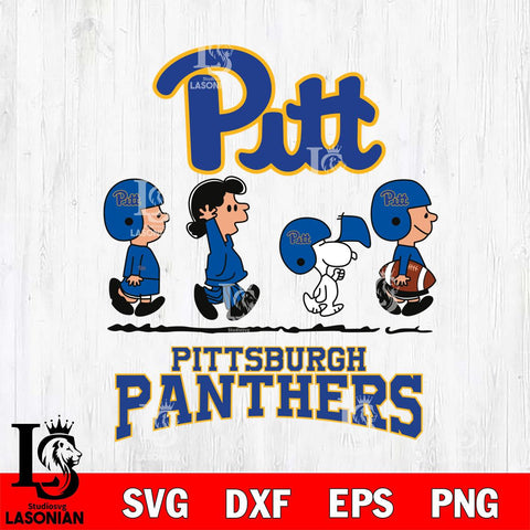 Pittsburgh Panthers Snoopy Sport 12 Svg Eps Dxf Png File, Digital Download