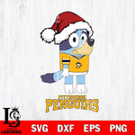 Pittsburgh Penguins Christmas Bluey Hat Svg, Christmas Svg , NHL svg , Digital Download, dxf eps png pdf file