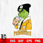 Pittsburgh Penguins Grinch Bougie Football Svg Eps Dxf Png File, Digital Download, Instant Download