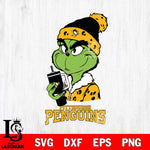 Pittsburgh Penguins Grinch Bougie Leopard Svg Eps Dxf Png File, Digital Download, Instant Download