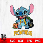 Pittsburgh Penguins Stitch Zombie Svg Eps Dxf Png File, NHL svg, Digital Download, Instant Download