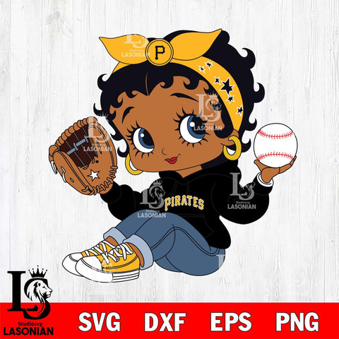 Pittsburgh Pirates Betty Boop MLB Svg Eps Dxf Png File, MLB svg, Digital Download, Instant Download