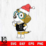 Pittsburgh Pirates Bluey Honey Christmas Svg Eps Dxf Png File, Digital Download, Instant Download