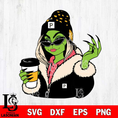 Pittsburgh Pirates Boujee Grinch 9 Svg Eps Dxf Png File, Digital Download, Instant Download