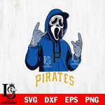 Pittsburgh Pirates Ghostface Svg Eps Dxf Png File, Digital Download, Instant Download