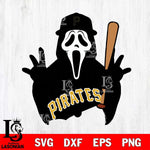 Pittsburgh Pirates Ghostface 2 Svg Eps Dxf Png File, Digital Download, Instant Download