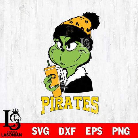 Pittsburgh Pirates Grinch Bougie Leopard Svg Eps Dxf Png File, Digital Download, Instant Download