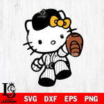 Pittsburgh Pirates Hello Kitty 3 Svg Eps Dxf Png File, Digital Download, Instant Download