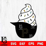 Pittsburgh Pirates Ice Cream Hat Svg Eps Dxf Png File, Digital Download, Instant Download