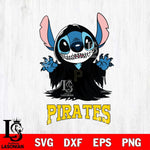 Pittsburgh Pirates Stitch Ghost Svg Eps Dxf Png File, MLB svg, Digital Download, Instant Download