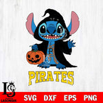 Pittsburgh Pirates Stitch Horror Svg Eps Dxf Png File, MLB svg, Digital Download, Instant Download