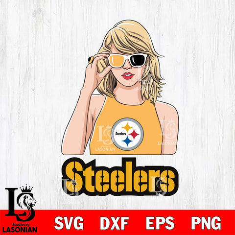 Pittsburgh Steelers And Taylor Swift Fan Svg Eps Dxf Png File, Digital Download, Instant Download